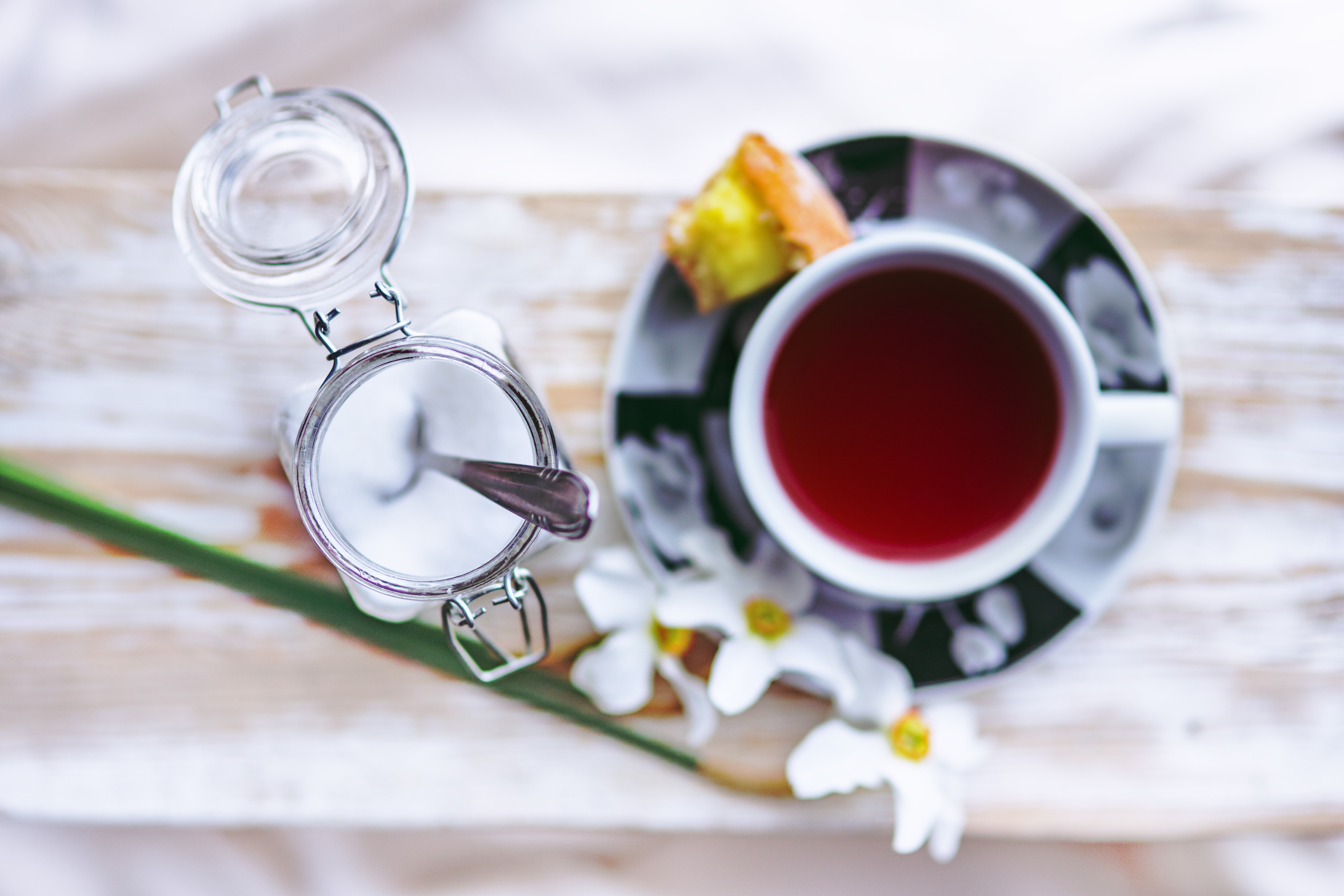 A cup bedford tea.
